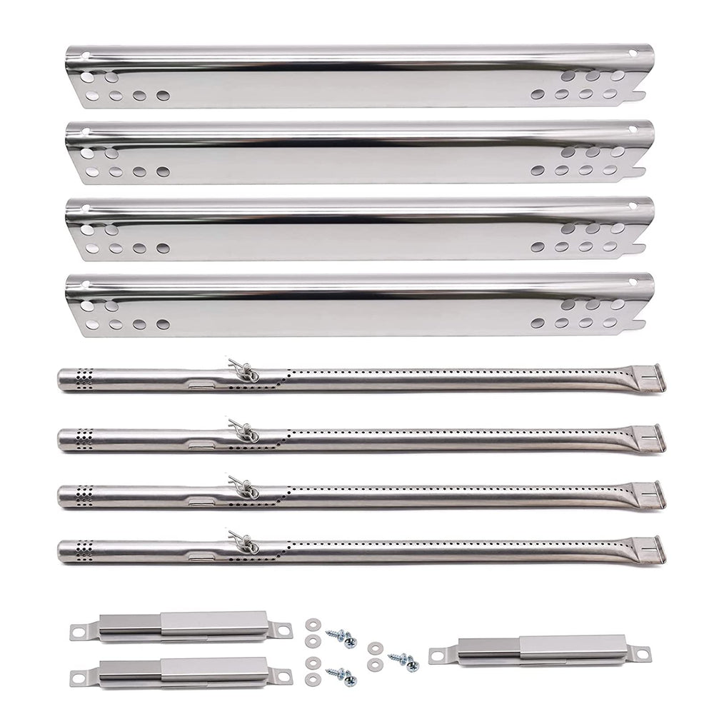 Yiming front view of replacement kit showing burners and heat plates for easy identification