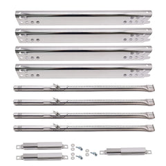 Yiming front view of replacement kit showing burners and heat plates for easy identification