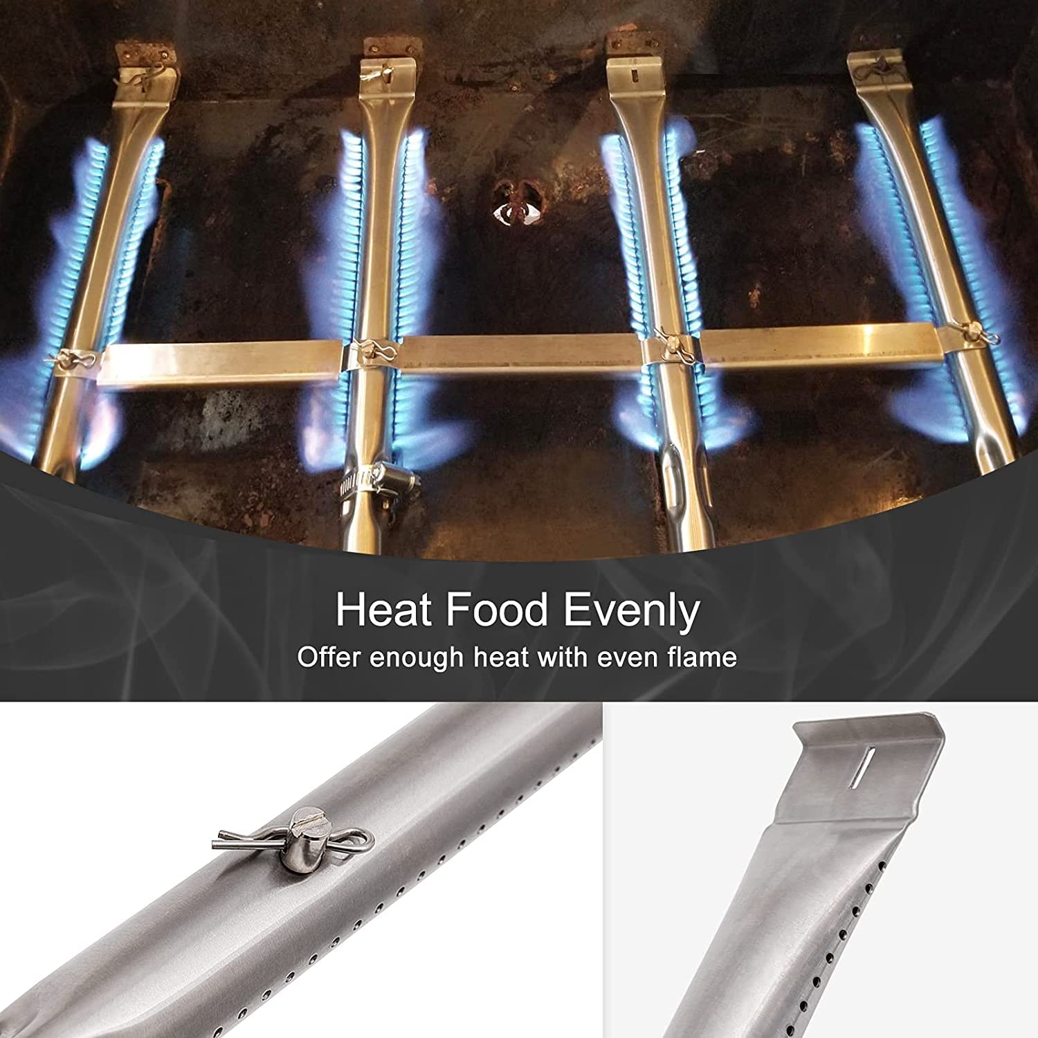 yiming grill ignitor kit components arranged for clarity to simplify replacement and testing