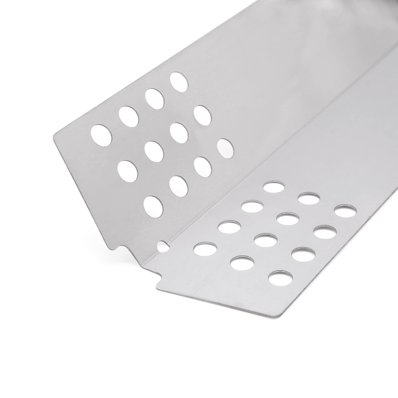 Yiming heat plate top-down showing stainless surface catching drips for smoky flavor