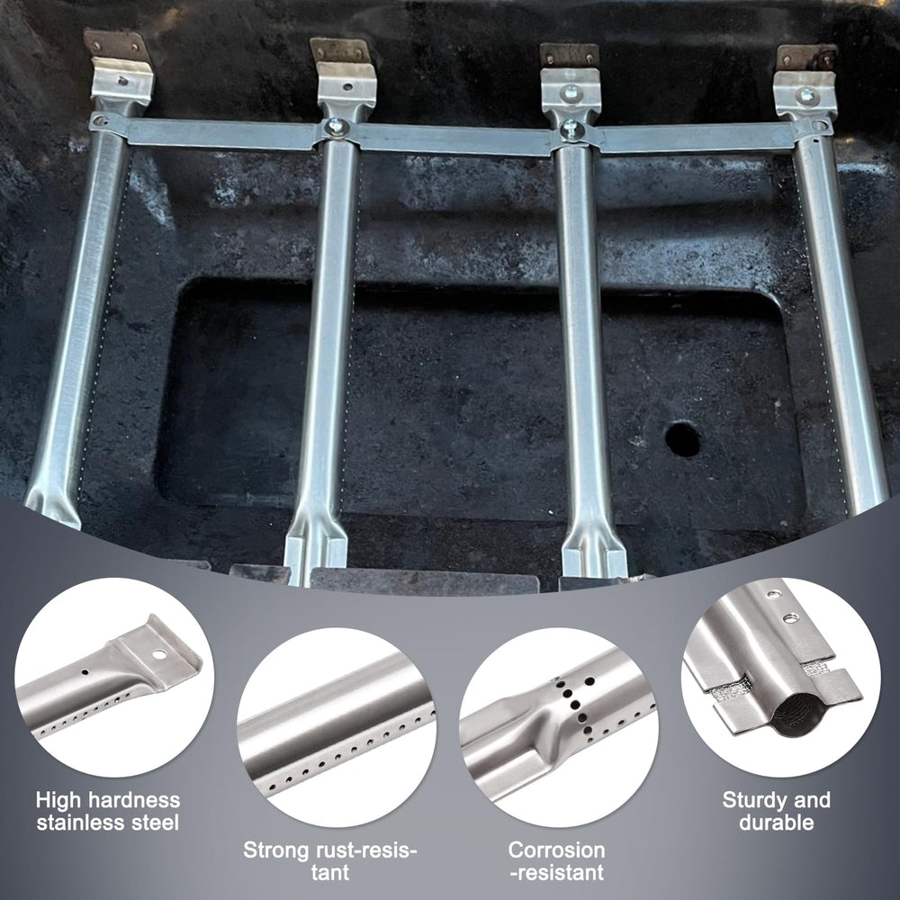Yiming installed parts inside Charbroil grill restoring even heat
