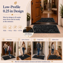 Yimobra slim profile under door proving easy door clearance