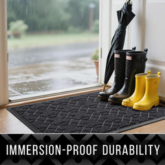 Yimobra in-use at doorway reducing tracked-in mess