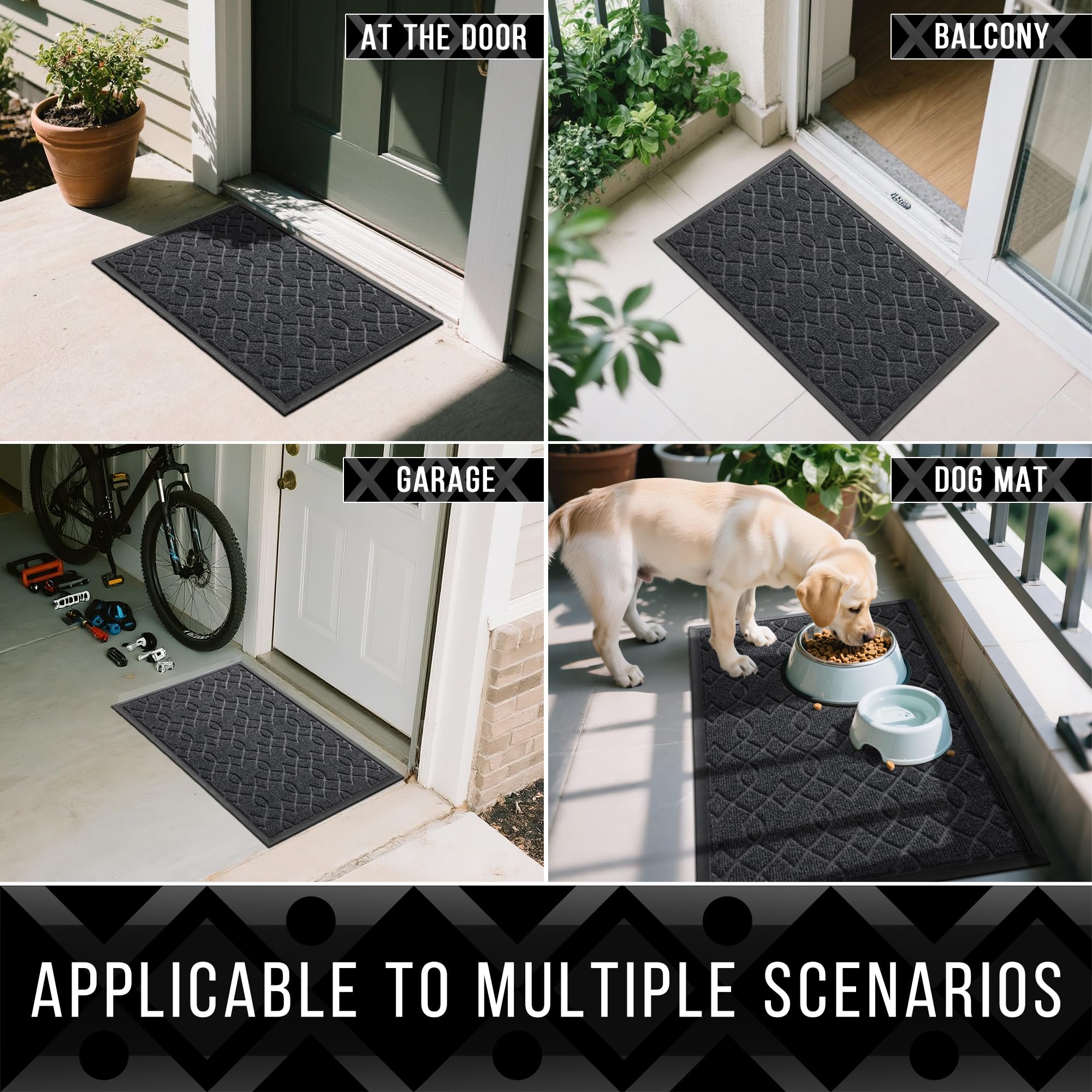 Yimobra on porch enhancing curb appeal and floor protection