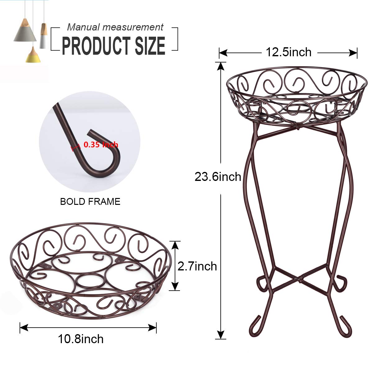 Yimobra recessed pot-depth detail keeping containers secure and centered