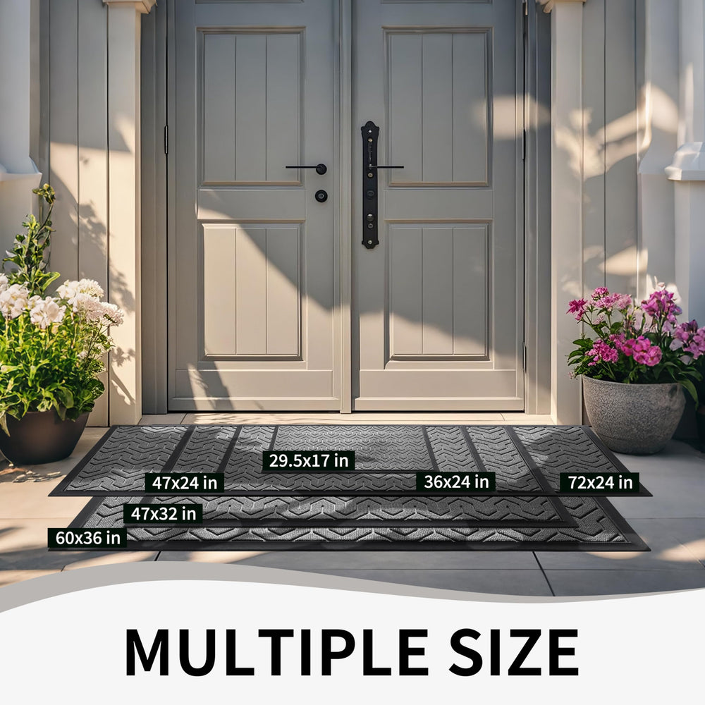 Yimobra mat beside doorframe showing size-fit clarity for buyers