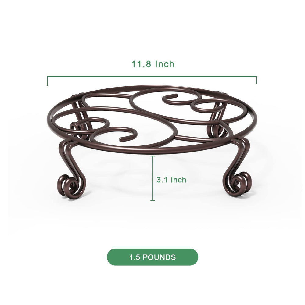 yimobra top view floral pattern ring adding decorative touch and secure pot seating