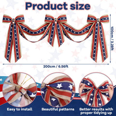 Yinder close-up of stars and stripes fabric with clear vintage detail