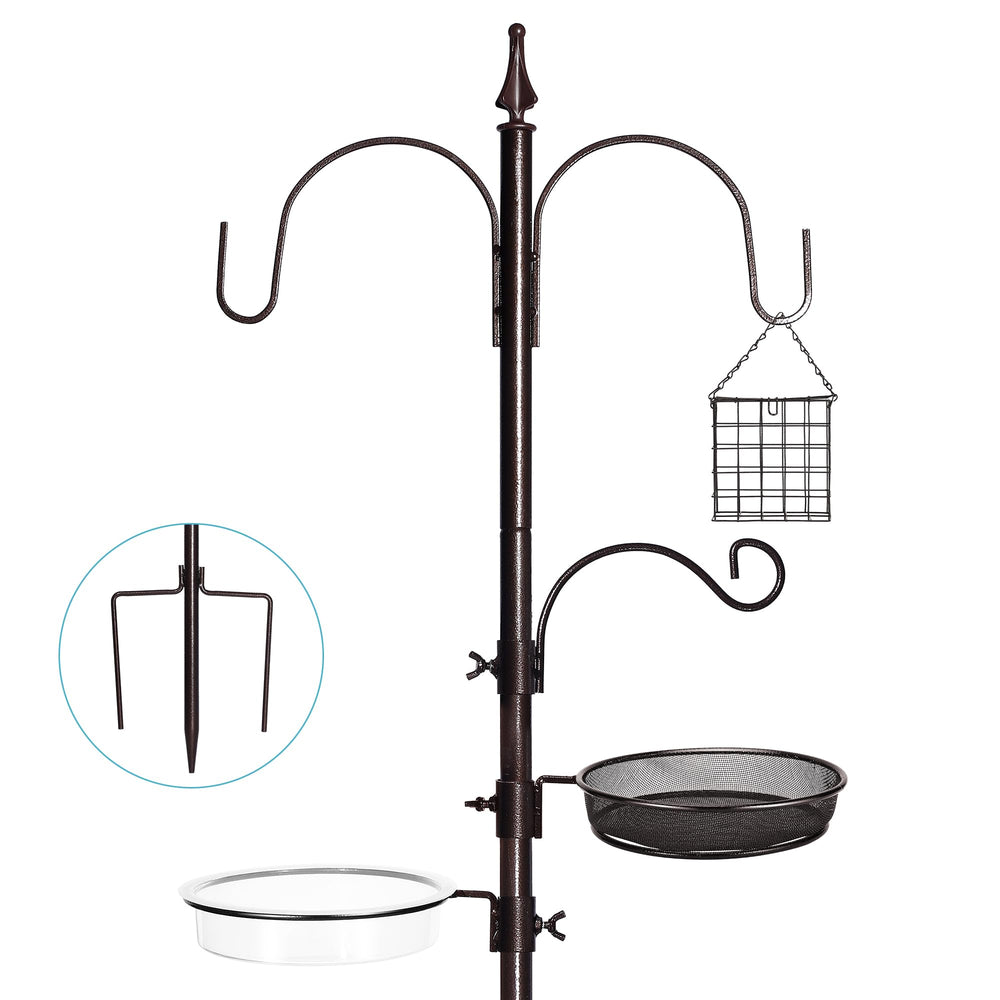 YINGYM full assembled 77 inch feeder stand showing stable outdoor setup and easy viewing