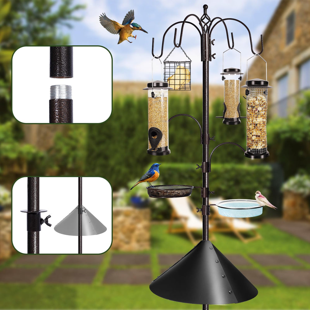 YINGYM mesh tray and suet feeder showing feeding surfaces for mixed diets