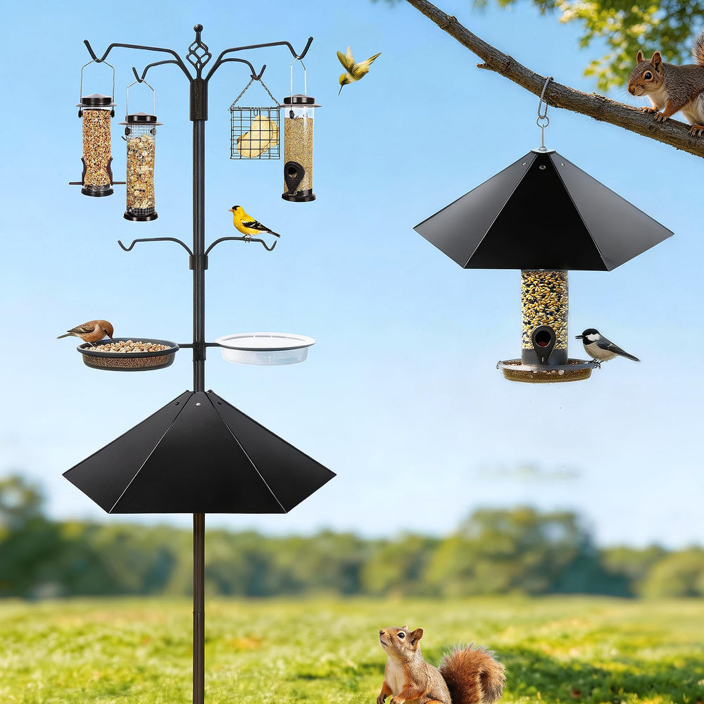 YINGYM baffle outdoors showing weatherproof metal resisting rain and sun