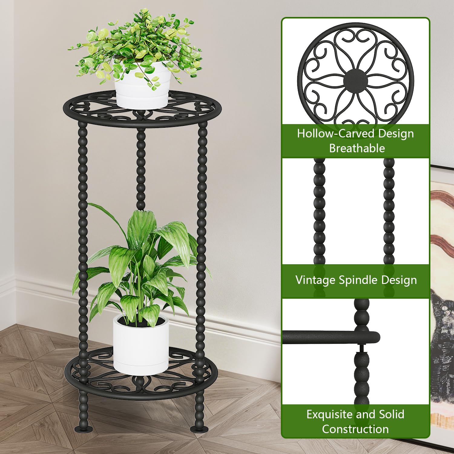 YINMIT floral pattern detail on rim adding vintage decorative charm