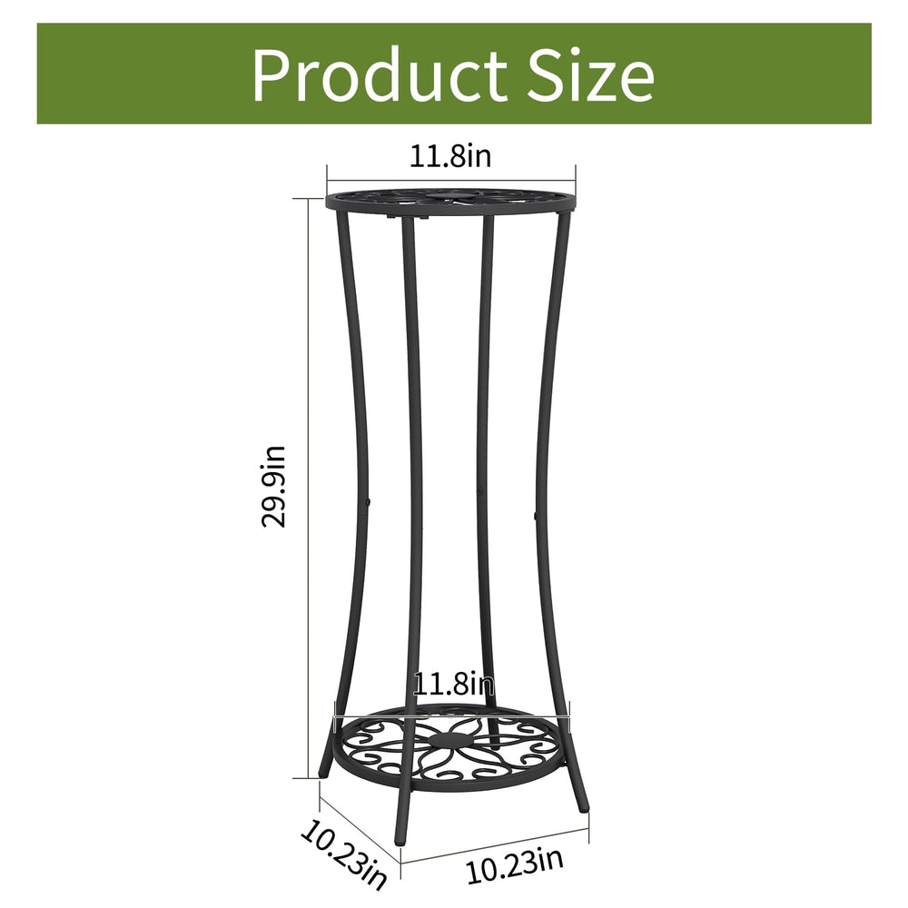 YINMIT lower shelf round supports keeping pots stable and centered