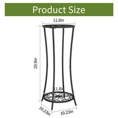 YINMIT lower shelf round supports keeping pots stable and centered