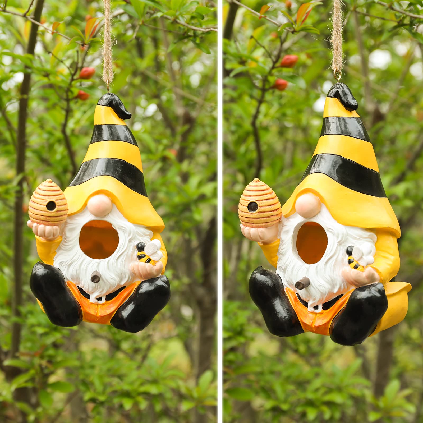 Yinns jute cord hanging detail demonstrating easy installation and secure suspension