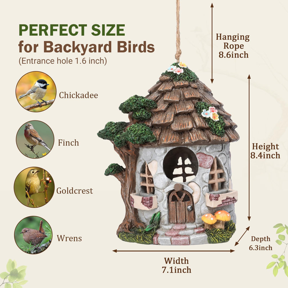 Yinns top angle showing entrance hole protecting small birds
