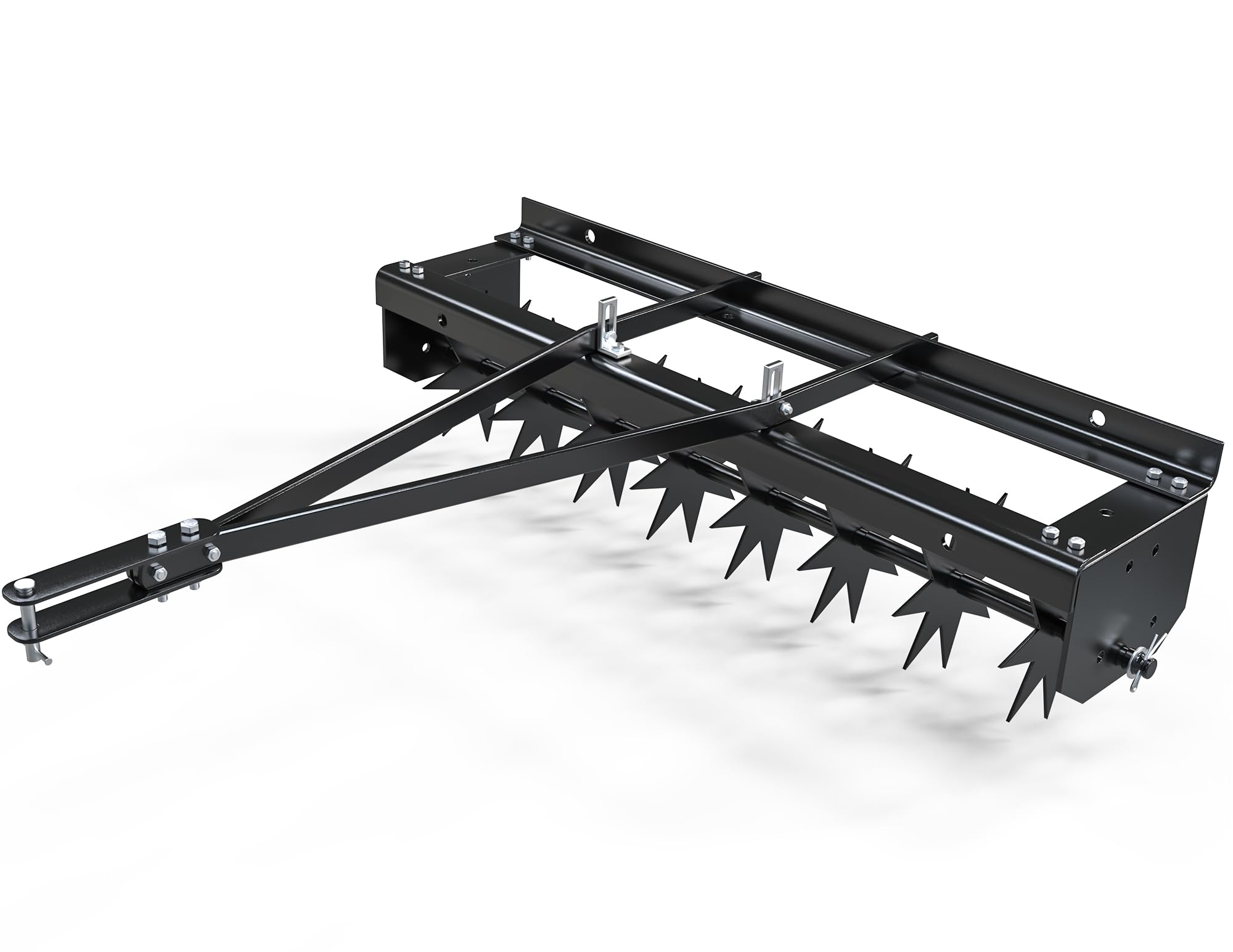 YINTATECH front view of aerator showing durable frame and wide coverage