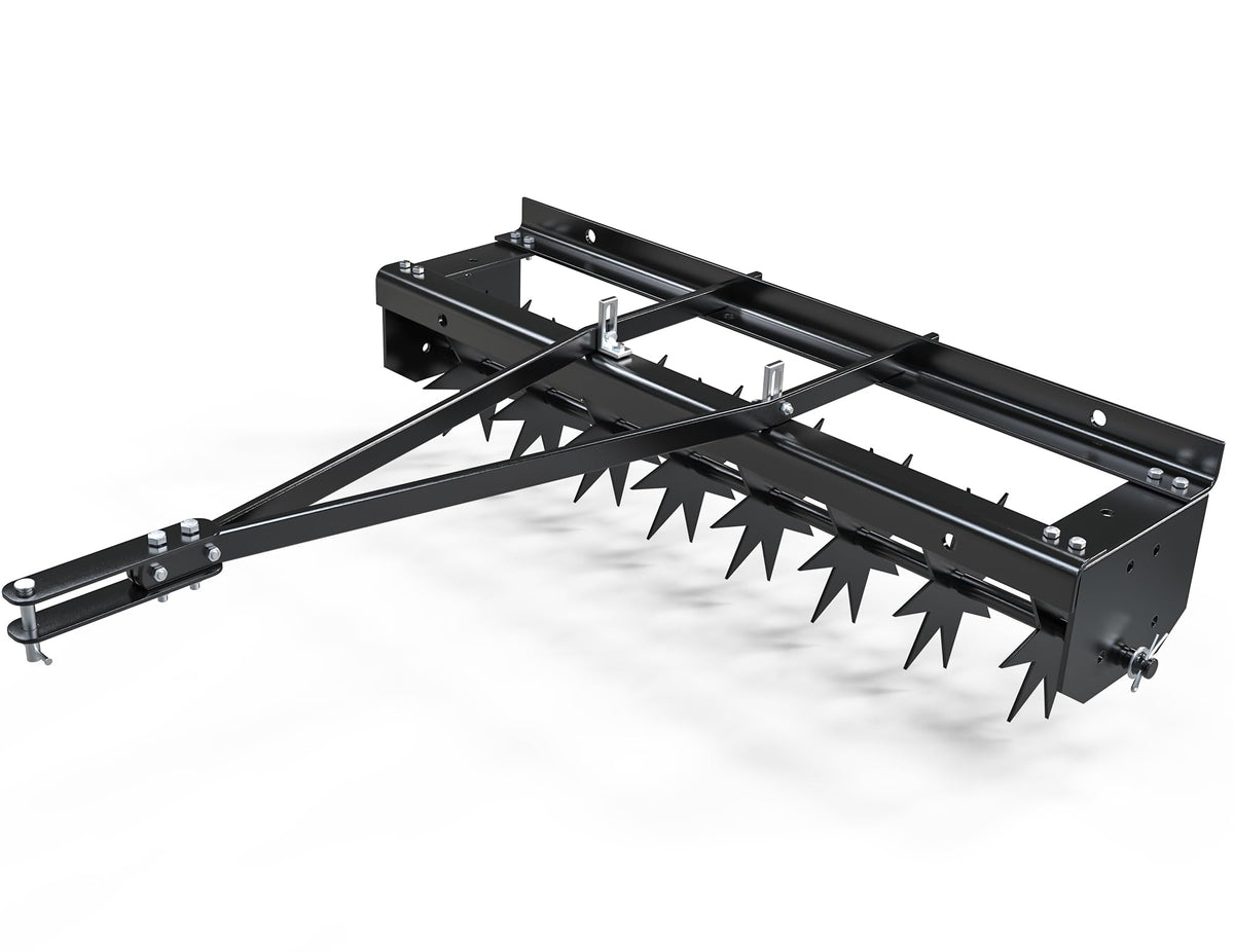 YINTATECH front view of aerator showing durable frame and wide coverage