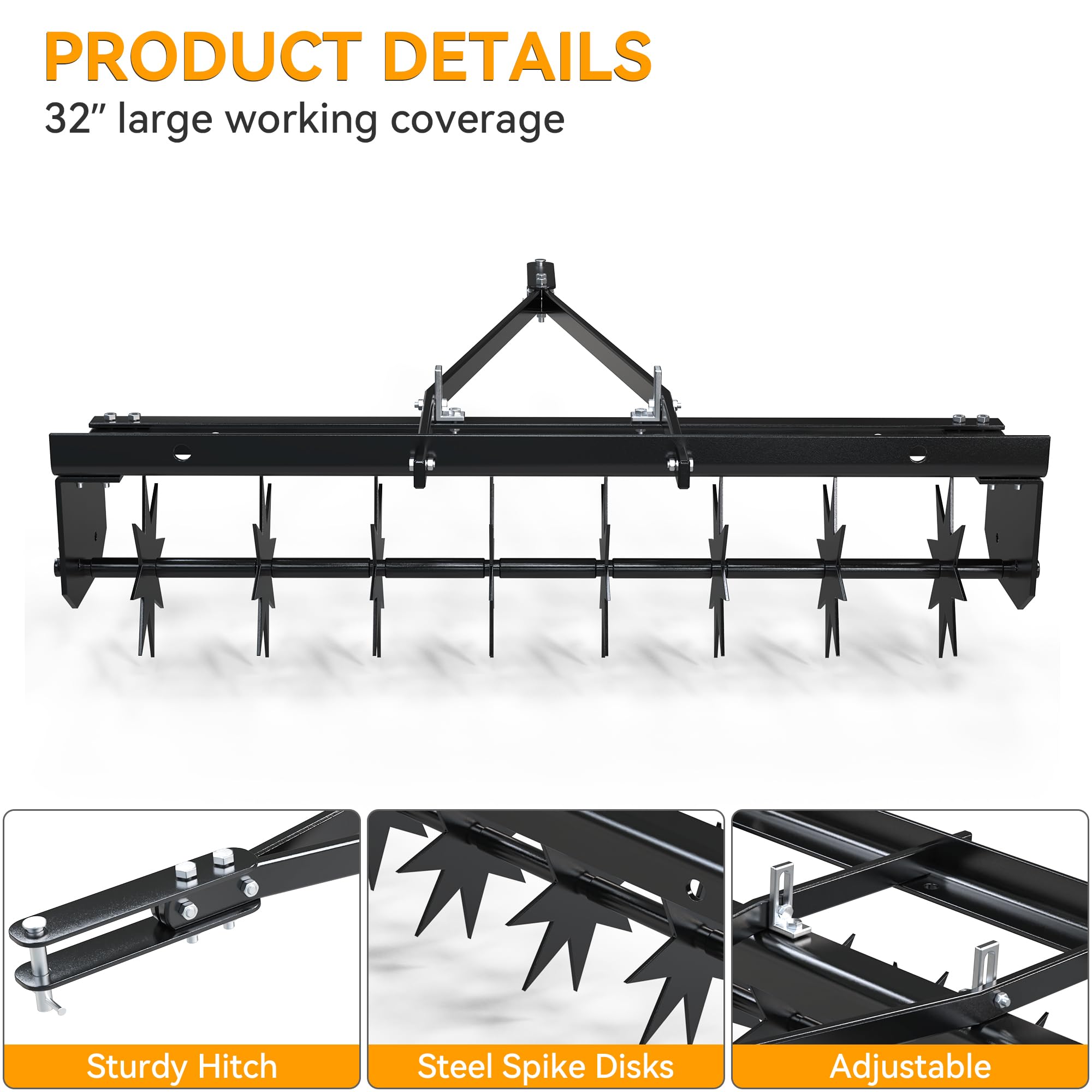 YINTATECH weight tray detail allowing added cement blocks for deeper penetration