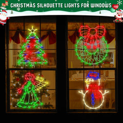 Yioneshop close-up of snowman bulbs highlighting crisp light quality and detail