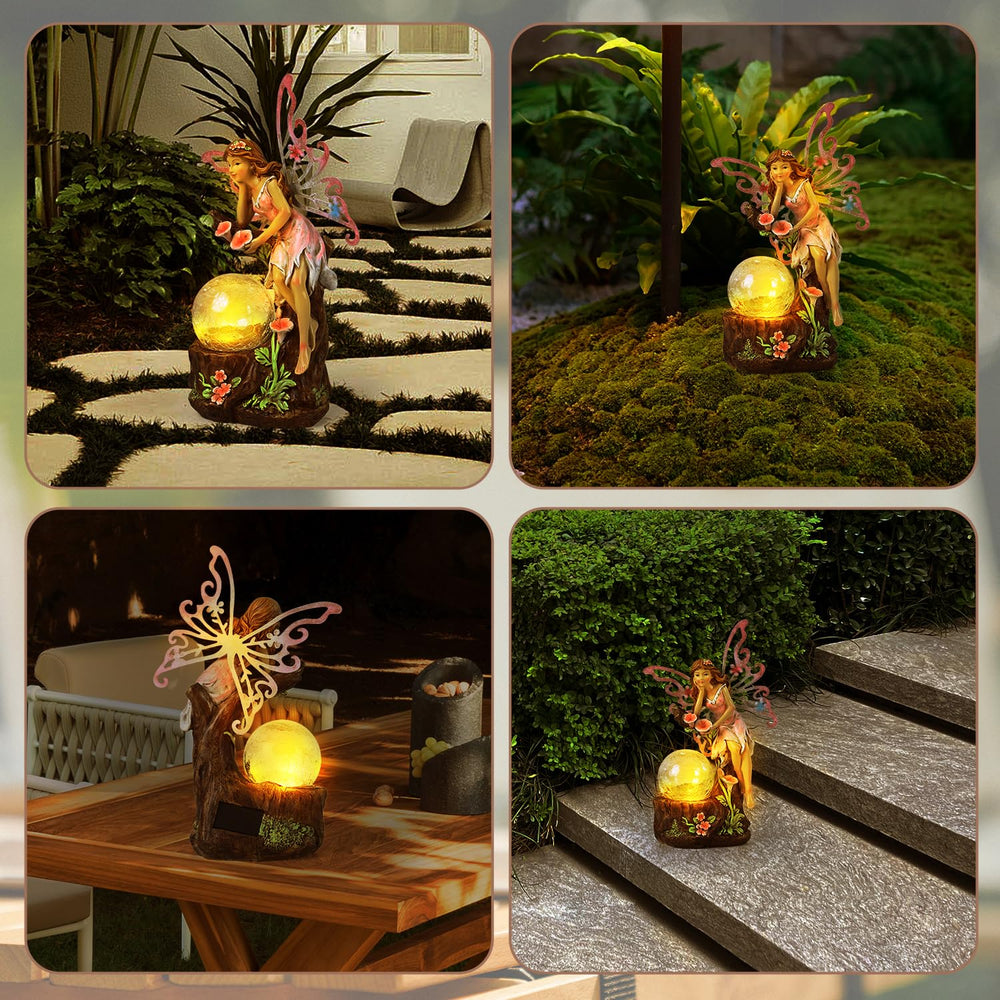 Yiosax night view glowing on patio offering ambient evening illumination