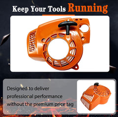 Yistiun starter installed on a Stihl blower restoring reliable starting