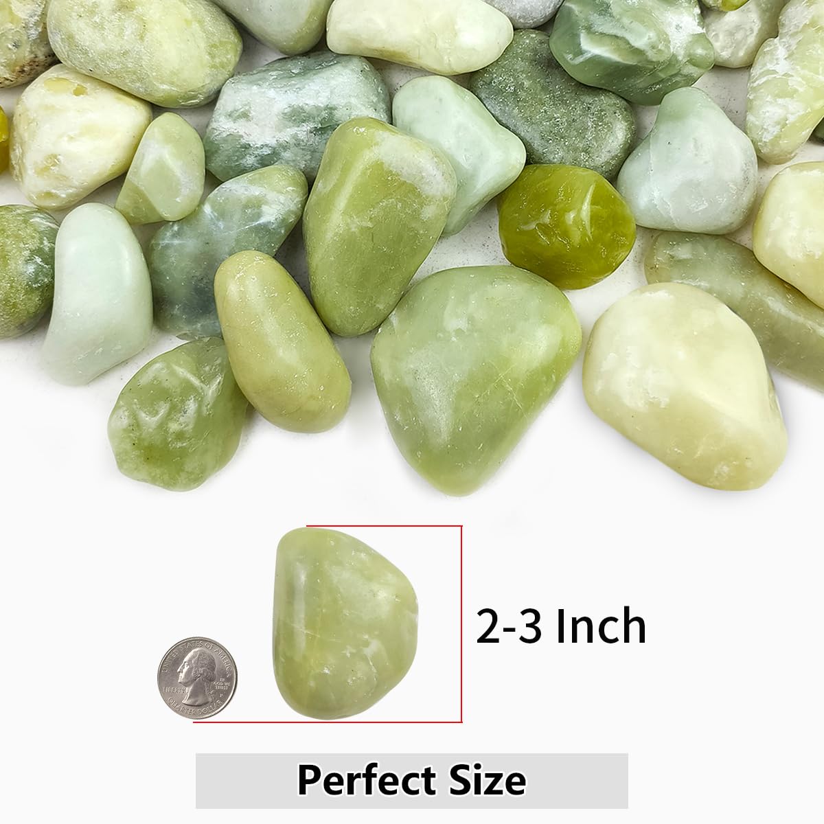 YISZM close-up of smooth pebble texture highlighting durability and color