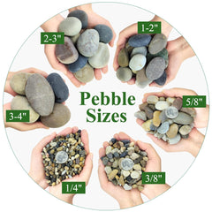 YISZM close-up of smooth pebble texture highlighting tactile finish