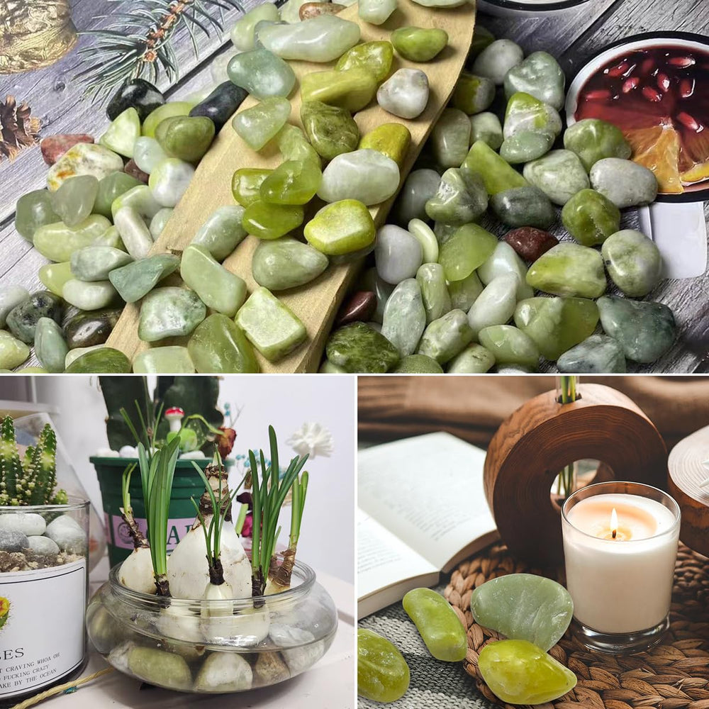 YISZM stones used as garden accent, offers long-lasting outdoor color