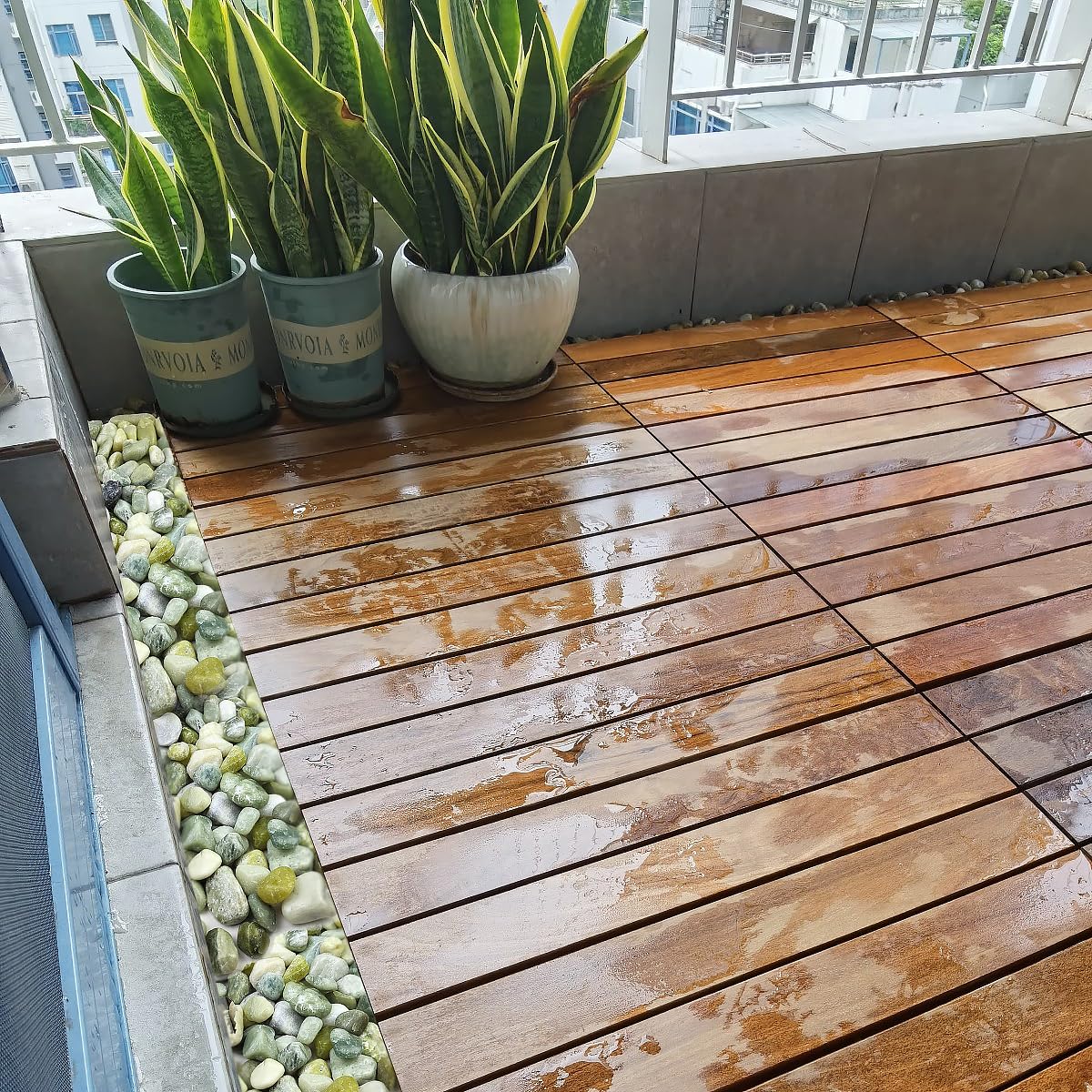 YISZM pebbles used on indoor plant top dressing for neat appearance