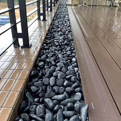 YISZM pebbles as aquarium bed improving drainage and visual depth