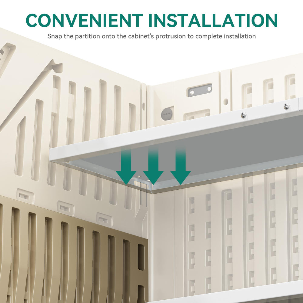 YITAHOME included hardware and brackets for quick assembly and secure mounting