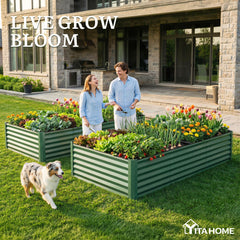 YITAHOME close-up of rolled edge with rubber strip for safer handling and reduced cuts