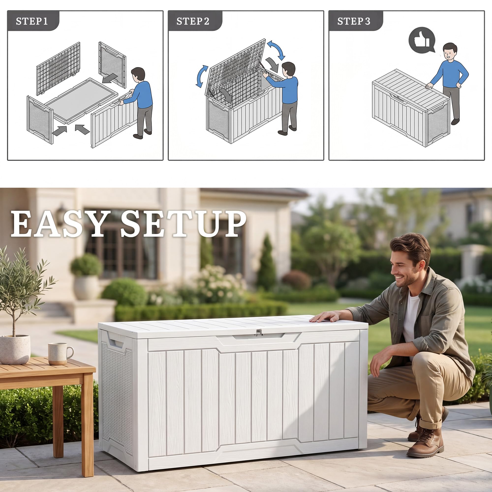 YITAHOME included assembly tools and labeled parts for quick setup