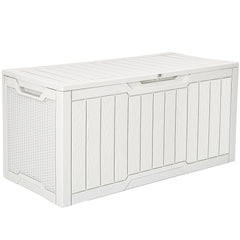 YITAHOME deck box front view showing storage and curb appeal
