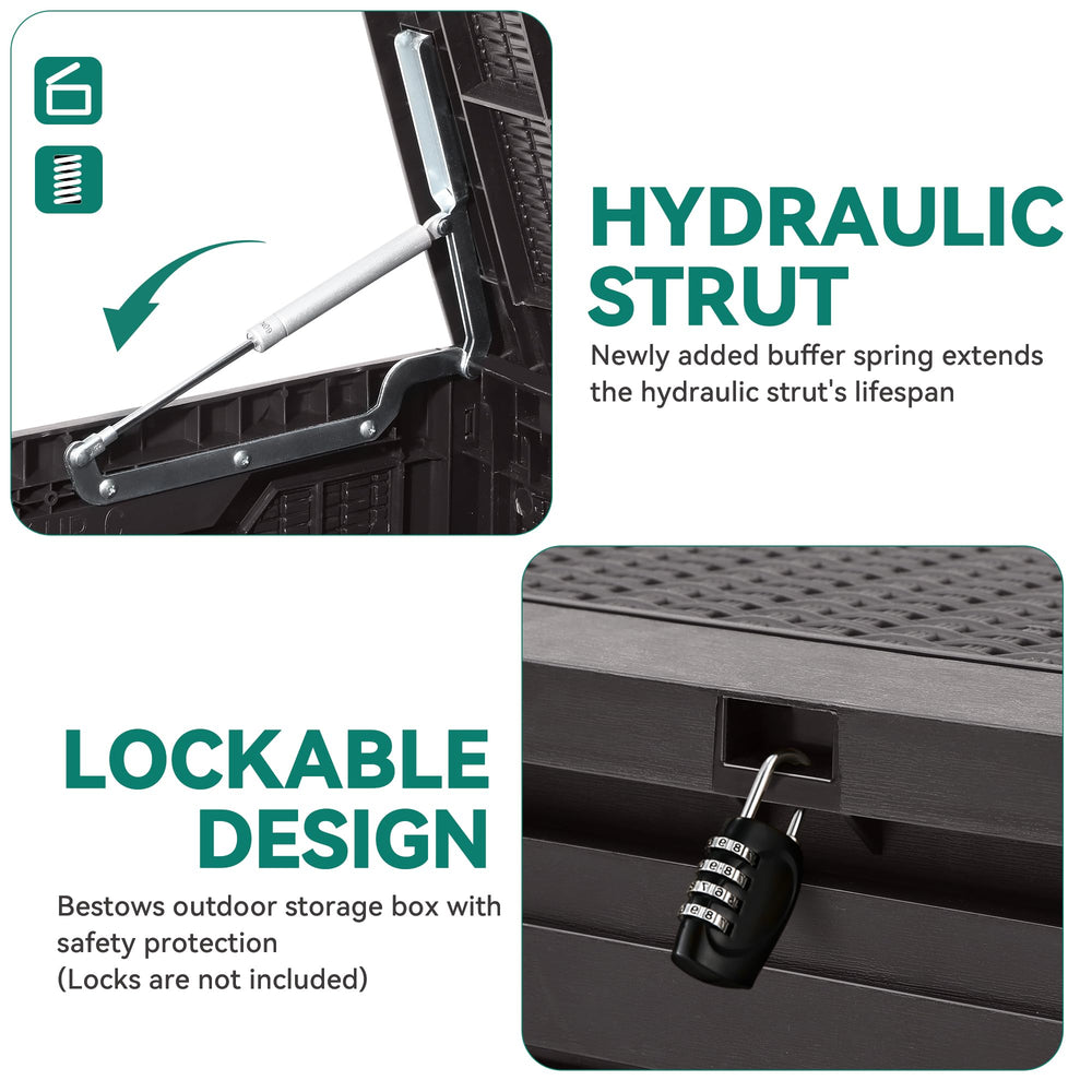 YITAHOME top close-up showing lockable lid and smooth finish for easy cleaning benefit