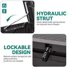 YITAHOME top close-up showing lockable lid and smooth finish for easy cleaning benefit