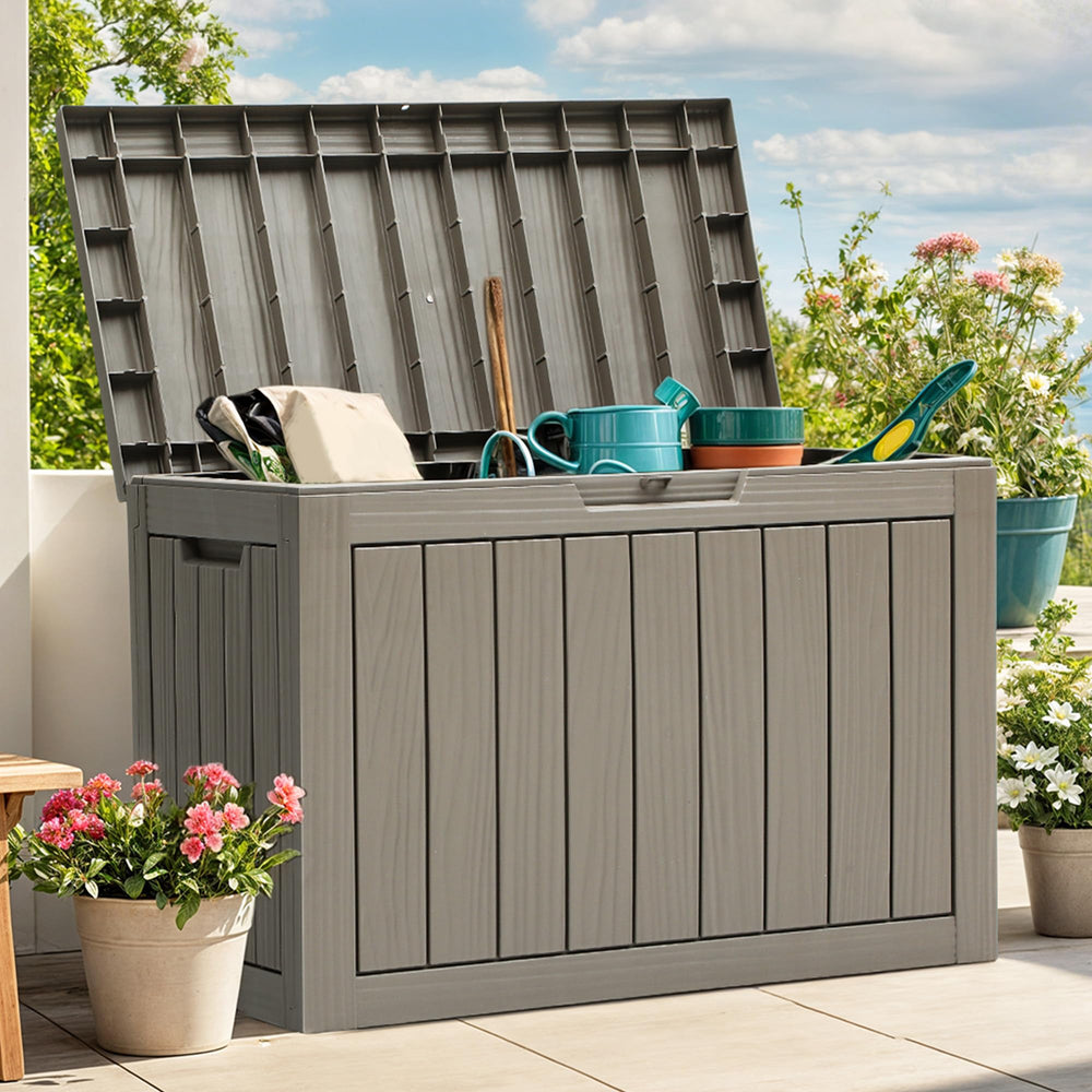 YITAHOME wood-grain texture close-up highlights weather-resistant finish