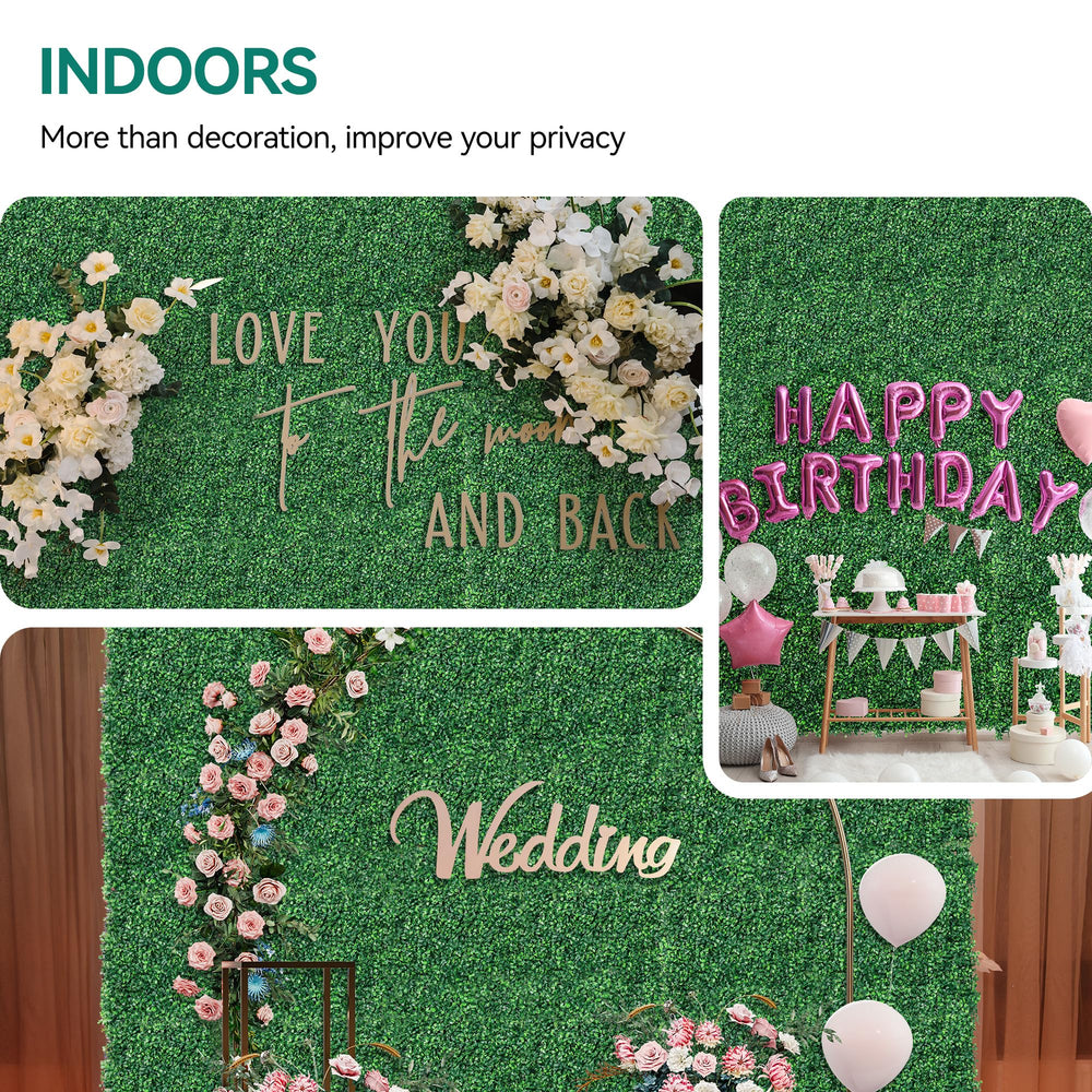 YITAHOME wedding backdrop delivering consistent photo-ready greenery