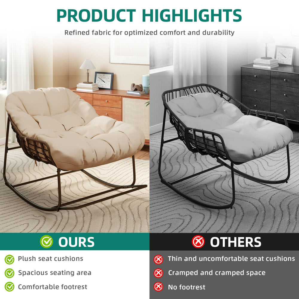 YITAHOME iron frame detail demonstrating sturdy powder-coated protection