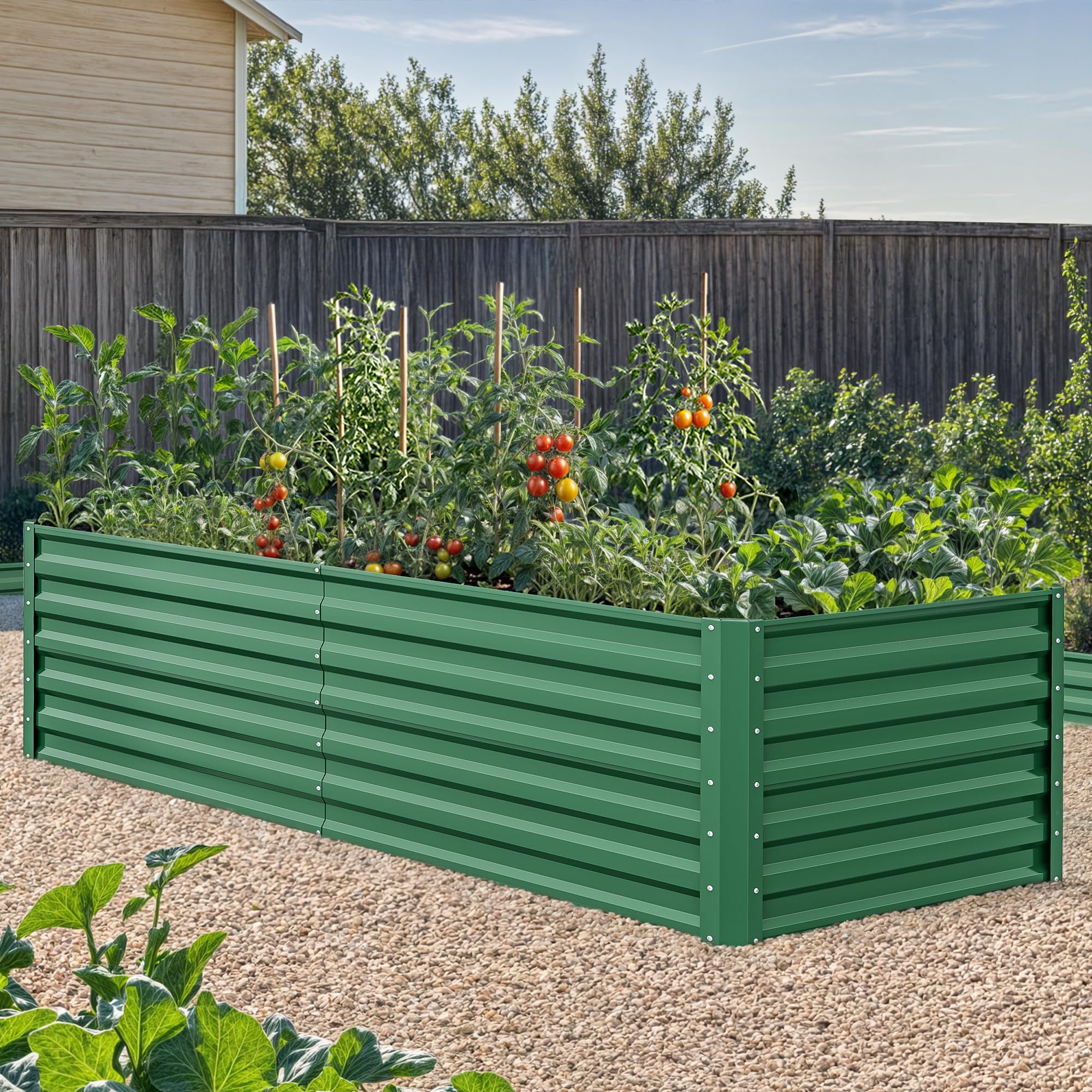 YITAHOME front assembled planter showing full footprint and accessibility