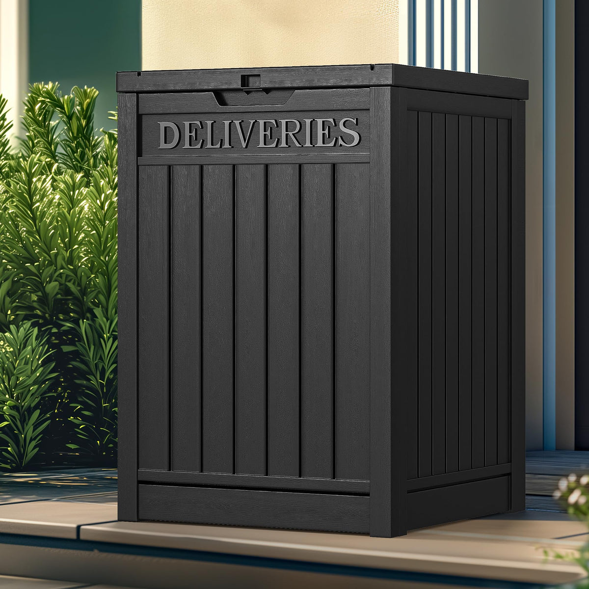 YITAHOME front view showing secure parcel concealment benefit