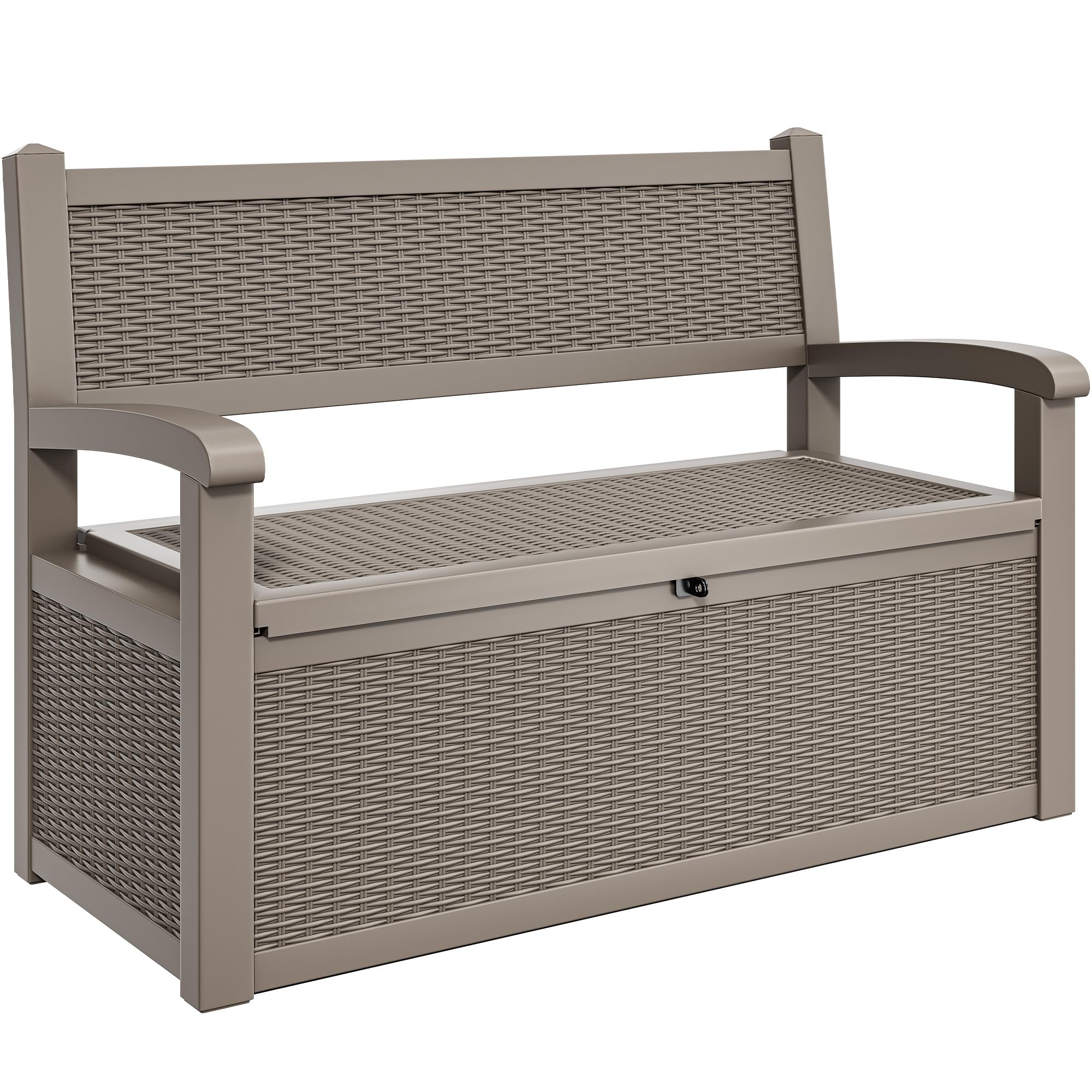 YITAHOME front view showing compact bench and storage benefits