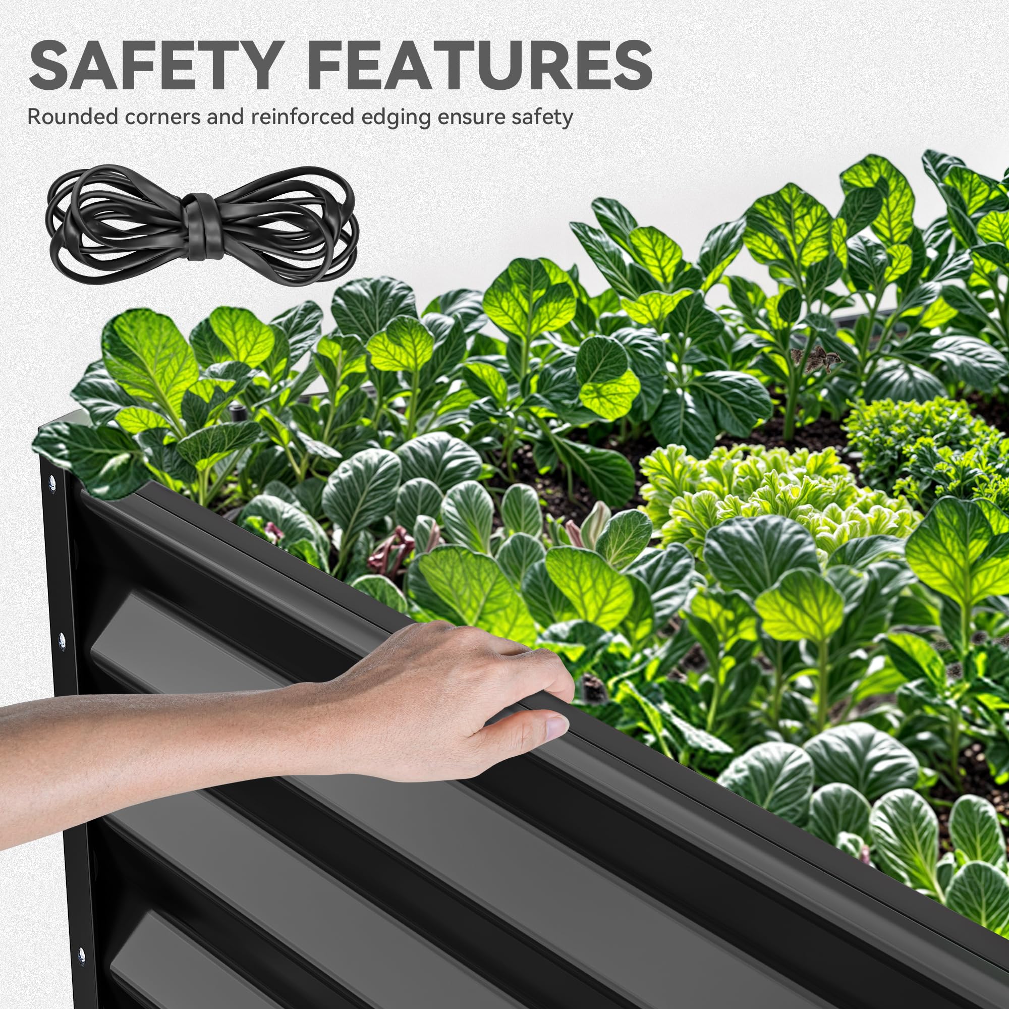 YITAHOME included gloves and hardware kit for safer assembly and easier setup
