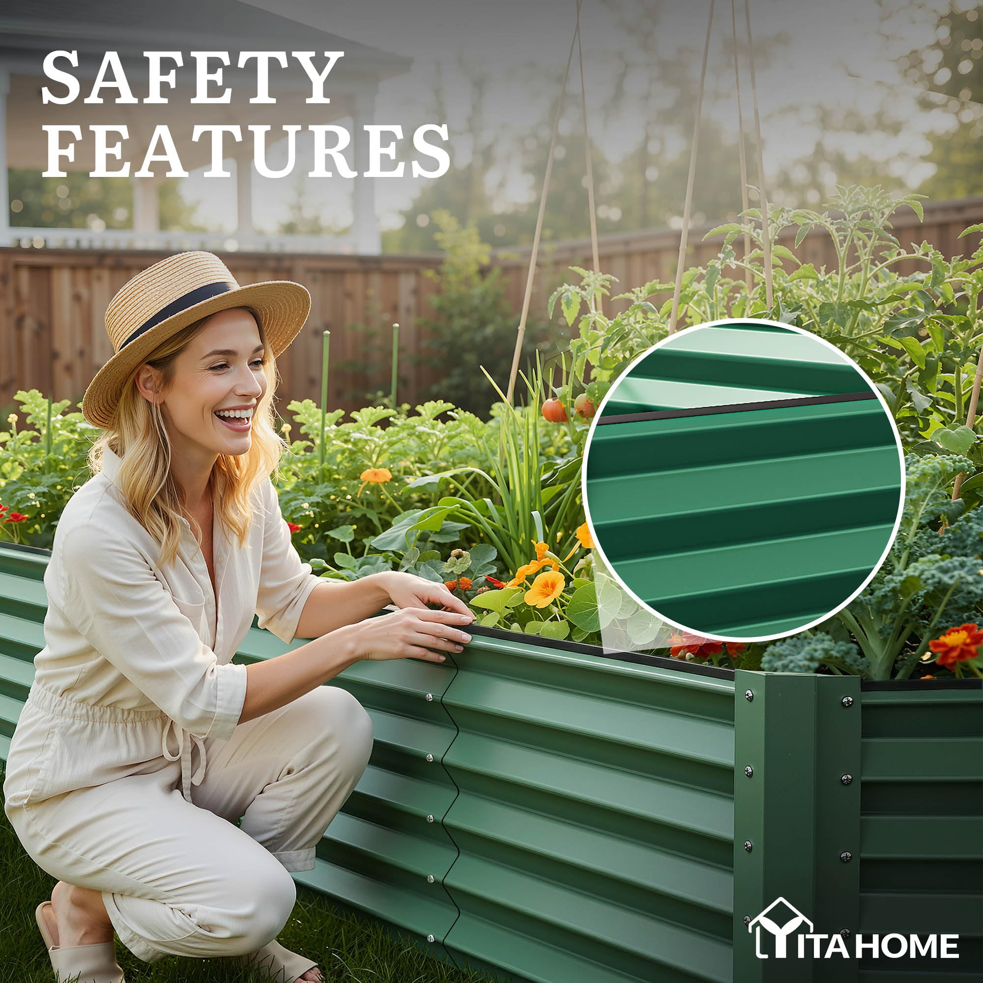 YITAHOME two pairs of gloves and hardware included for safe, quick assembly