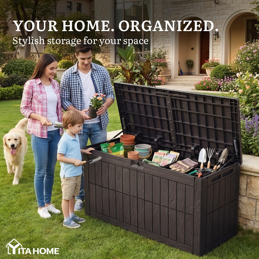 YITAHOME lockable latch focused view showing secure storage protection benefit