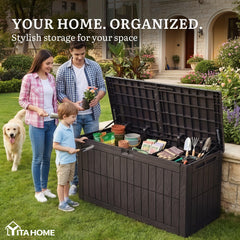 YITAHOME lockable latch focused view showing secure storage protection benefit