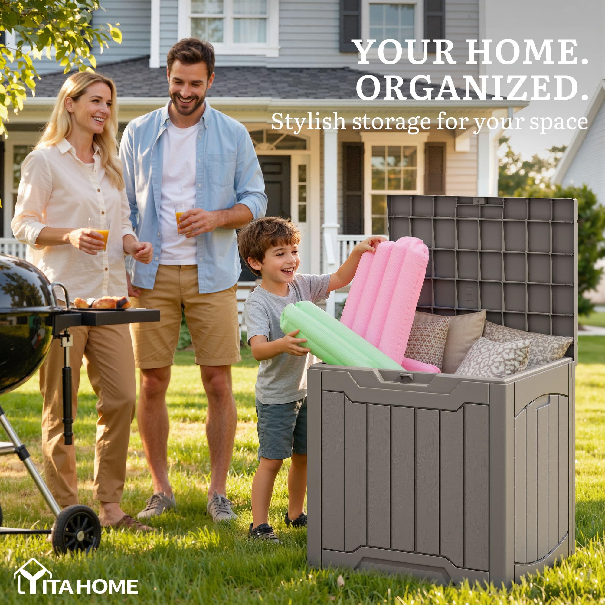 YITAHOME lid prepared for padlock offering extra security option