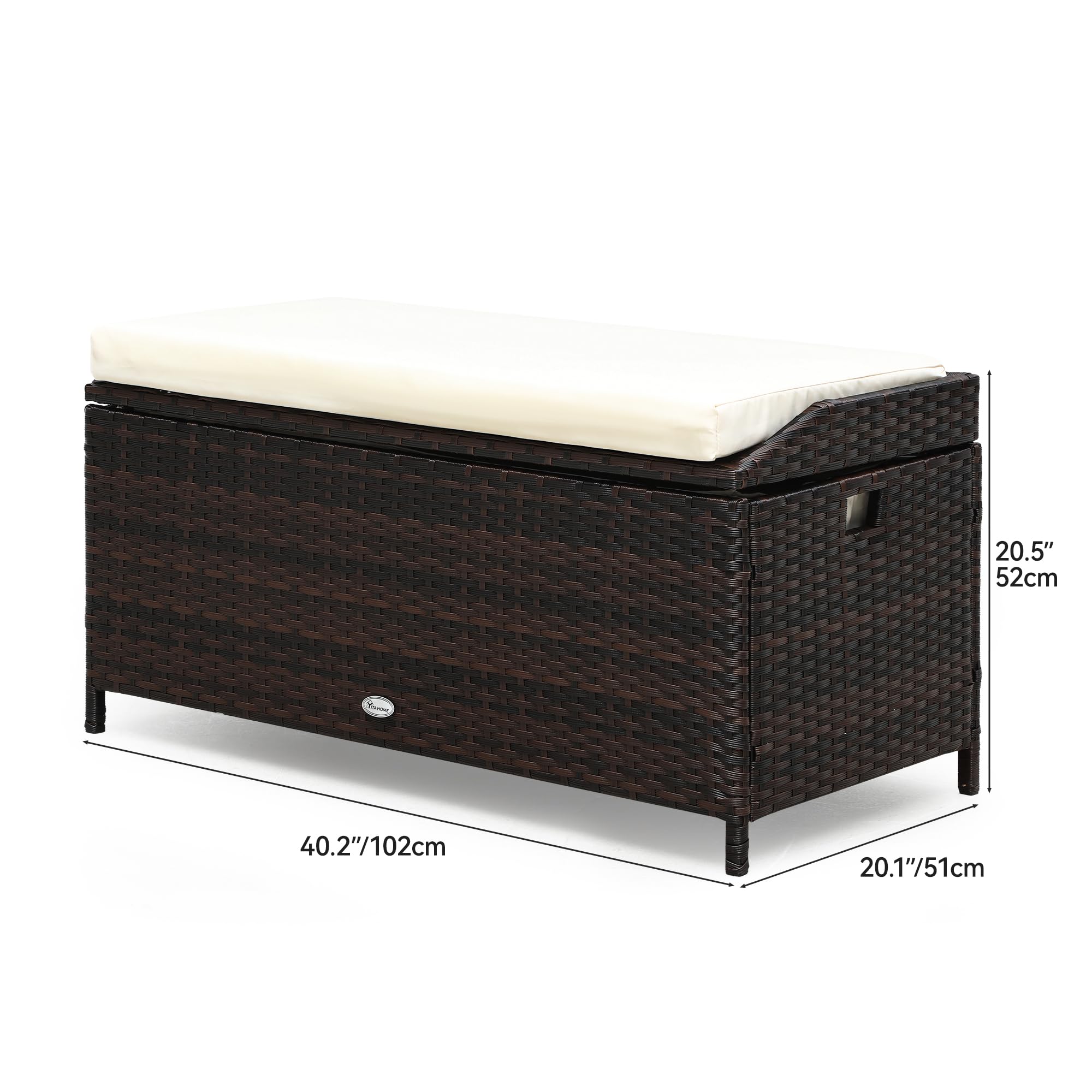 YITAHOME rattan weave close-up showing weather-resistant durability benefit