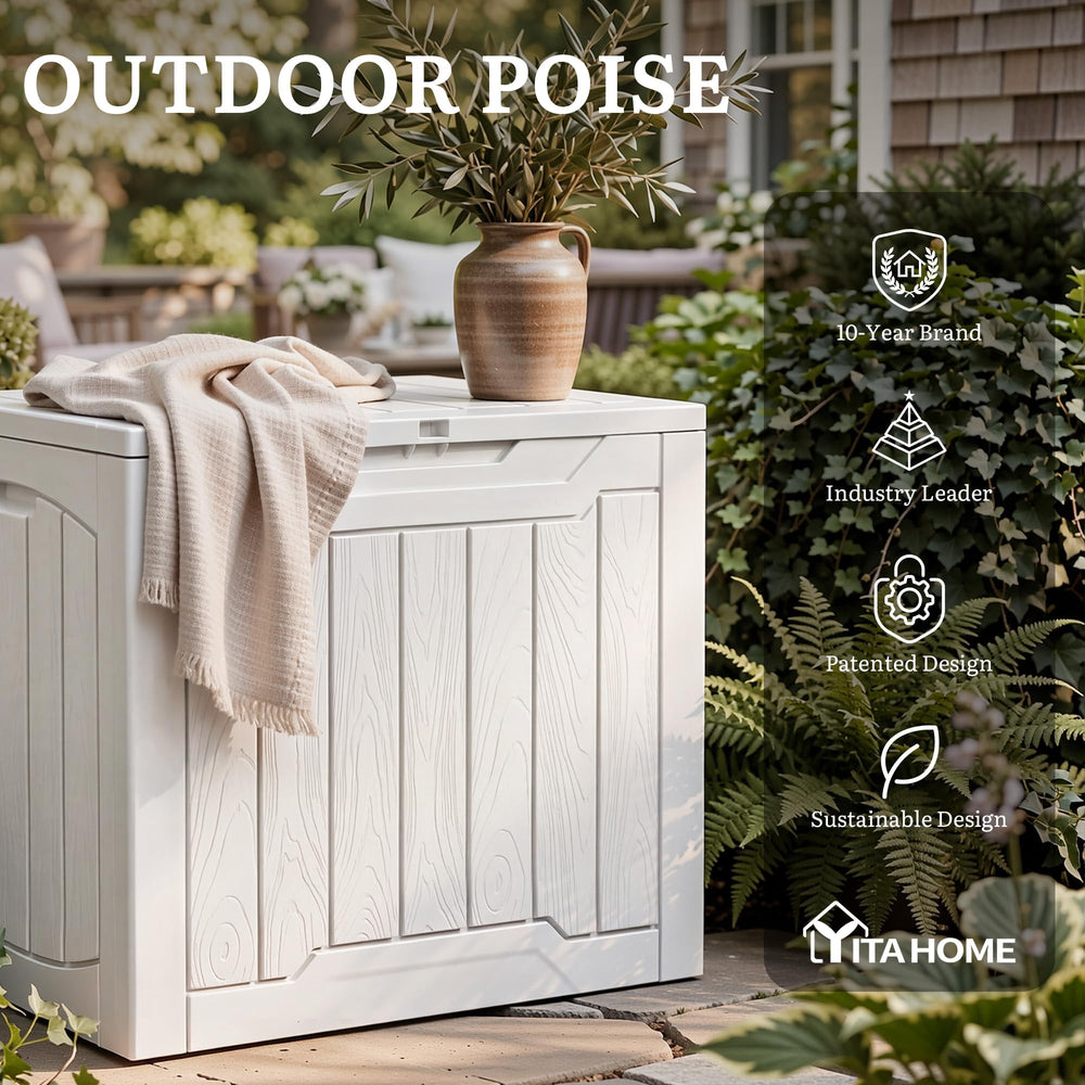 YITAHOME packed with garden tools showing tidy outdoor organization benefit